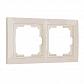 Рамка на 2 поста Werkel Snabb basic слоновая кость W0022003 4690389161360 - фото №1