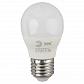 Лампа светодиодная ЭРА E27 9W 6000K матовая LED P45-9W-860-E27 Б0031412 - фото №1