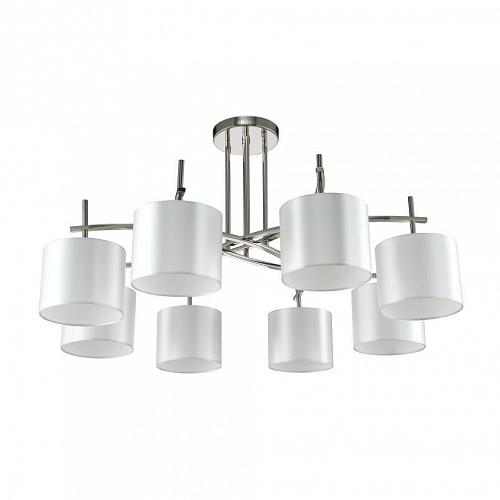 Потолочная люстра Crystal Lux Sergio PL8 Nickel