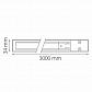 Шинопровод трехфазный Lightstar Barra 504038 - фото №2