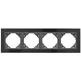 Рамка 4-постовая Efapel Logus 90 Petra натуральный гранит/серый 90940 TGS