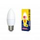 Лампа светодиодная E27 7W 3000K матовая LED-C37-7W/WW/E27/FR/NR UL-00003799 - фото №1
