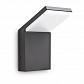 Уличный настенный светодиодный светильник Ideal Lux Style AP Antracite 3000K 246857 - фото №1