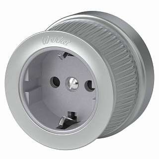 Розетки с хромированной поверхностью