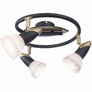 Споты с тремя и более плафонами в замковом стиле