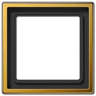 Рамки для розеток и выключателей с золотистой поверхностью