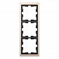 Рамка 3-постовая Schneider Electric Merten D-Life MTN4030-6551 - фото №1