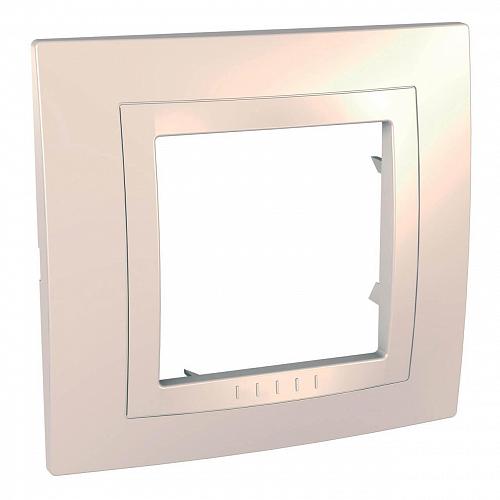 Рамка 1-постовая моноблок Schneider Electric Unica MGU2.002.25M