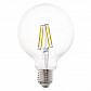 Лампа светодиодная филаментная Eglo E27 4W 2700К прозрачная 11502 - фото №1