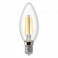 Лампа светодиодная филаментная Thomson E14 11W 4500K свеча прозрачная TH-B2072 - фото №1