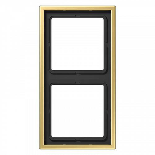 Рамка 2-постовая Jung LS 990 латунь classic ME2982C