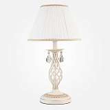 Настольная лампа Eurosvet 10054/1 белый с золотом/прозрачный хрусталь Strotskis