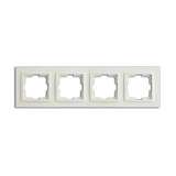 Рамка 4-постовая Mono Electric Despina белый 102-190000-163