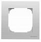 Рамка 1-постовая ABB Sky нержавеющая сталь 2CLA857100A1401 - фото №1