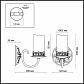 Бра Odeon Light Mela 2690/1W - фото №3