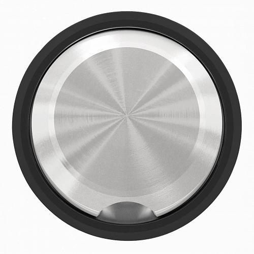 Лицевая панель ABB Sky Moon вывода кабеля cтекло чёрное 2CLA860700A1501