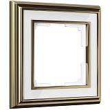 Рамка Werkel Palacio на 1 пост бронза/белый WL17-Frame-01 4690389103551