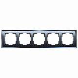 Рамка Werkel Diamant на 5 постов черный WL08-Frame-05 4690389063664