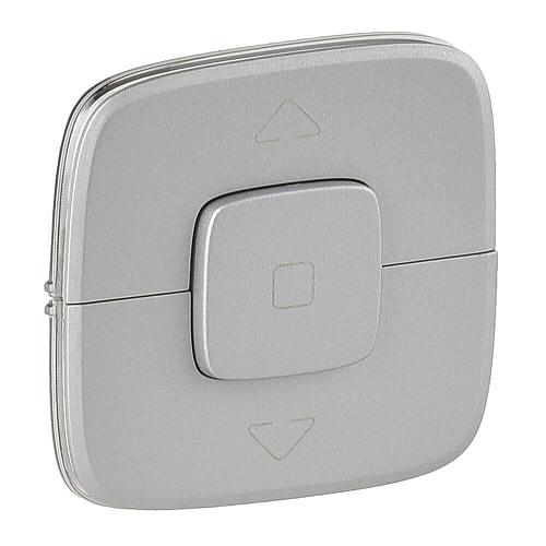 Лицевая панель Legrand Valena Allure выключателя жалюзи алюминий 755147