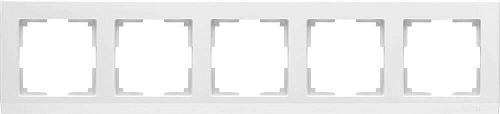 Рамка Werkel Stark на 5 постов белый WL04-Frame-05-white 4690389059377