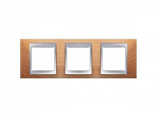 Рамка 3-постовая Schneider Electric Unica Top MGU66.006.0M2