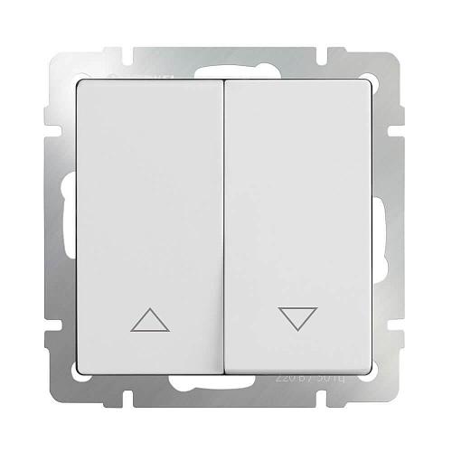 Выключатель для жалюзи Werkel WL01-01-02 белый 4690389128462