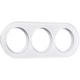 Рамка Werkel Favorit Runda на 3 поста белый WL21-frame-03 4690389141980