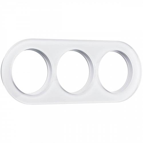 Рамка Werkel Favorit Runda на 3 поста белый WL21-frame-03 4690389141980