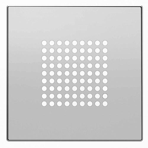 Лицевая панель ABB Sky динамика серебристый алюминий 2CLA852900A1301