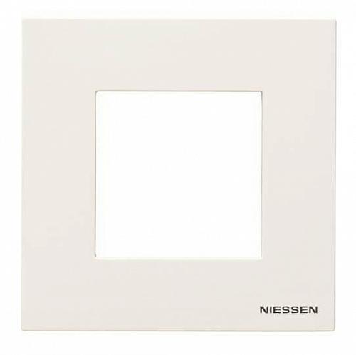 Рамка 1-постовая ABB Zenit альпийский белый 2CLA227100N1101