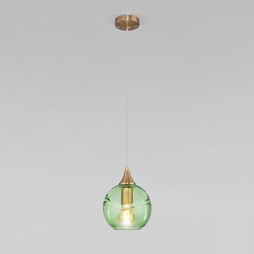 Подвесной светильник Eurosvet Lotus 50221/1 зеленый