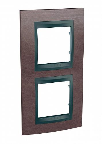 Рамка 2-постовая вертикальная Schneider Electric Unica Top MGU66.004V.2M4