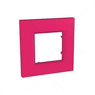 Рамки для розеток и выключателей розового цвета