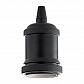 Патрон Ideal Lux Portalampada E27 Ghiera Nero 249209 - фото №1