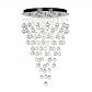 Каскадная светодиодная люстра Lucia Tucci Grappolo 1802.12 Silver - фото №1