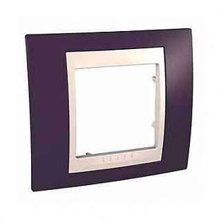 Рамки для розеток и выключателей фиолетового цвета