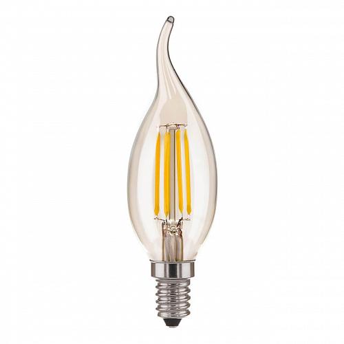 Лампа светодиодная филаментная Elektrostandard E14 7W 4200K прозрачная 4690389128363