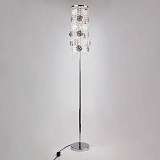 Торшер Eurosvet 01070/3 хром/прозрачный хрусталь Strotskis