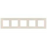 Рамка 5-постовая ЭРА 12 сатин слоновая кость 12-5105-02 Б0052540