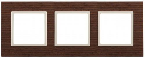Рамка 3-постовая ЭРА Elegance 14-5303-09 Б0034580