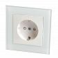 Розетка Feron Stekker Катрин с/з 16A 250V с защитной шторкой белый GLS16-7010-01 39167 - фото №1
