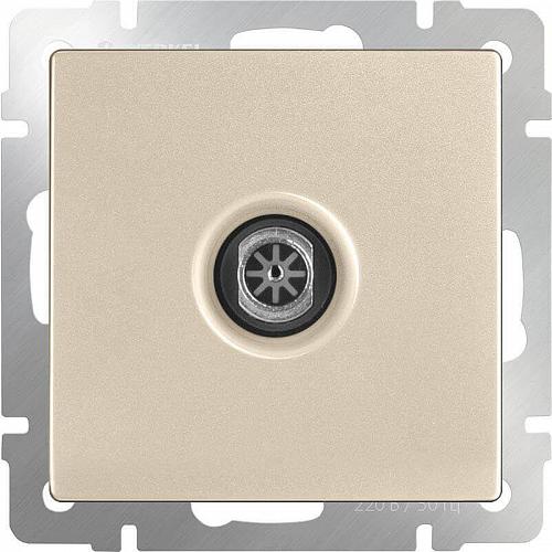 ТВ-розетка Werkel оконечная шампань WL11-TV 4690389124686