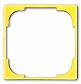 Рамка декоративная ABB Basic55 жёлтый 2CKA001726A0226 - фото №1