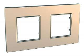 Рамки для розеток и выключателей медного цвета