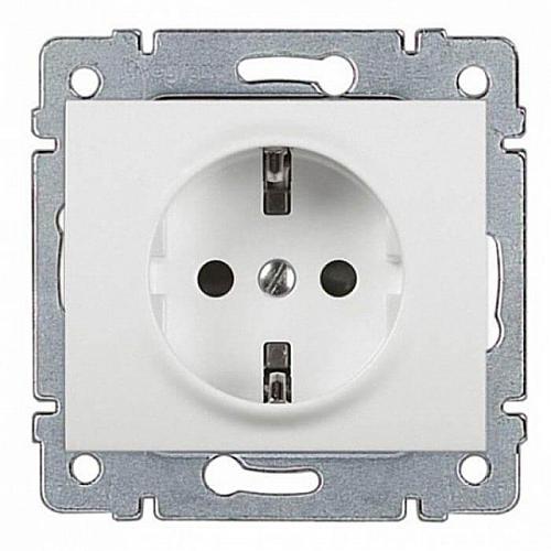 Розетка 2К+3 Legrand Galea Life 16A 250V с/з автоматические клеммы белая 771062