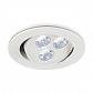 Светильник встраиваемый TRITON LED тепло-белый PowerLED 3x1W белый 113662 - фото №1