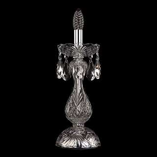 Декоративные настольные лампы никелированного цвета