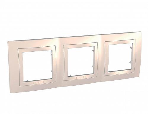 Рамка 3-постовая Schneider Electric Unica MGU2.006.25