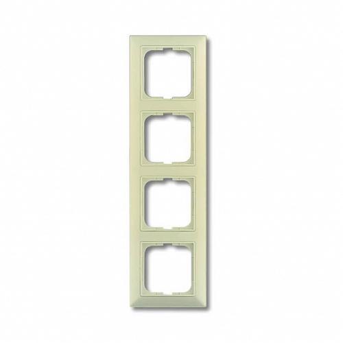 Рамка 4-постовая ABB Basic55 слоновая кость 2CKA001725A1487