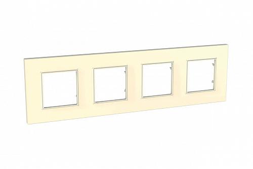 Рамка 4-постовая Schneider Electric Unica Quadro MGU2.708.25